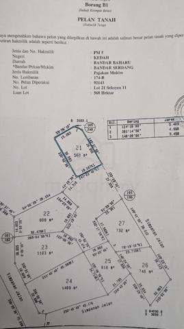 Tanah Untuk Dijual Di Bandar Bahru Serdang 1