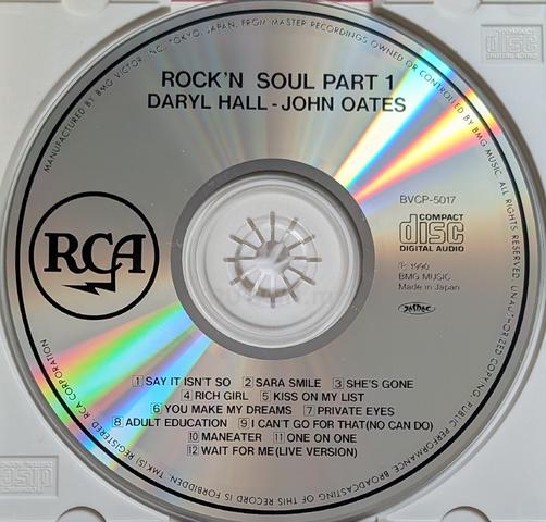 Daryl Hall & John Oates ROCK'N SOUL PART 1 CD - photo 3 of 5