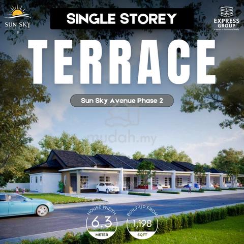 Brand New Single Storey Terrace Corner at Sun Sky Avenue 2, Luak 1