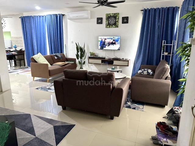 CORNER, Double Storey, APT MUARA TUANG 2