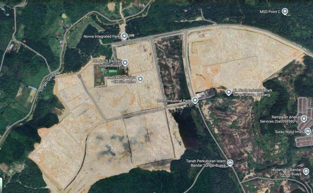 Sungai Buaya Industrial land , ready infra , easy access Plus highway 1