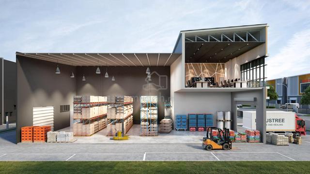 Mvv 1.5 Storey Semi D Factory, 80'x150', Sendayan, Seremban 1