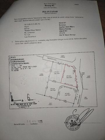 2 Lot Tanah Kubang Kerian | Sebelah Masjid | Jalan Tar | Geran Ready 1