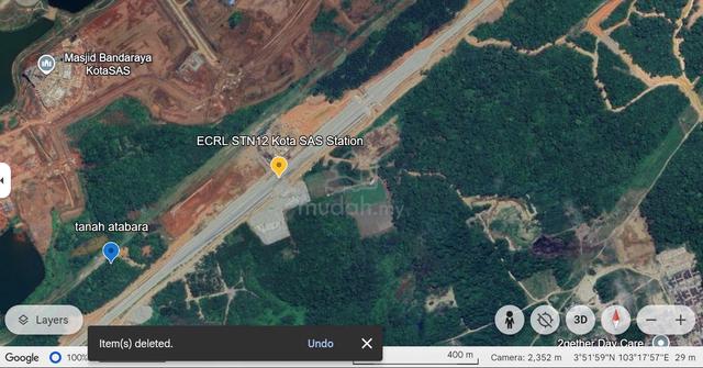Land nearby ECRL Station for Rent 1