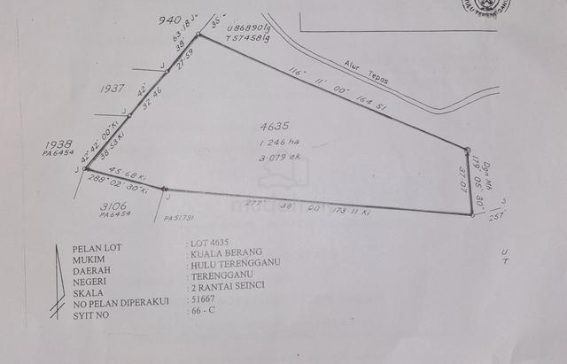 Tanah Kebun Durian Dan Duku Mukim Kuala Berang 1