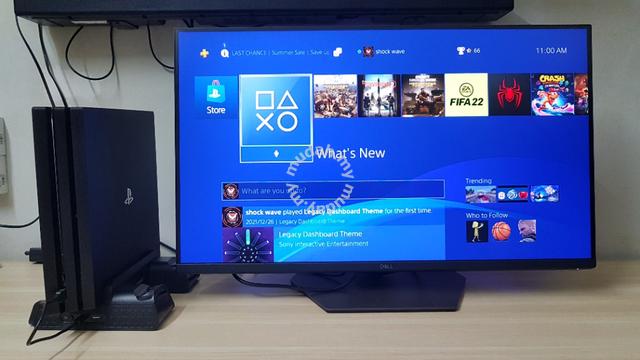 Ps4 Pro 1TB with Dell Gaming Monitor 