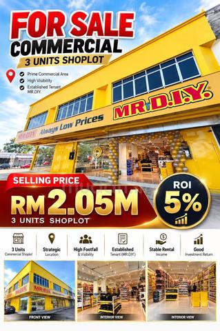 3 Unit Shoplot FOR SALE | with tenant 1