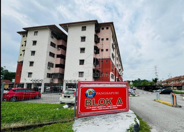 rumah untuk dijual pangsapuri bukit mewah fasa 9, kajang 1