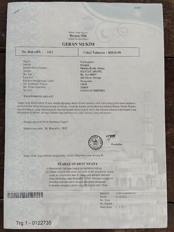 Tanah lot banglo untuk dijual  1