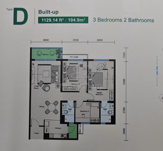 Baron Residence @ KL North Taman Wahyu 1129 sqft New Unit 1