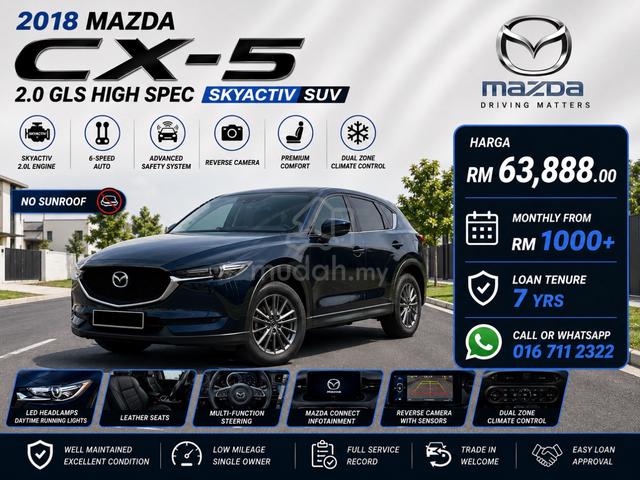 -2018 Mazda CX-5 2.0 G GLS 2WD SUV (A) FULL LOAN - 1