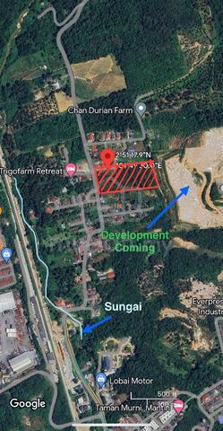 4 acres Agricultural Land, Batang benar Nilai, Tar Road 2