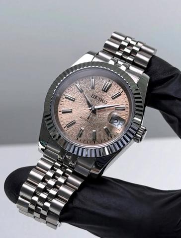 Custom S. Mod 39mm Champagne Mount Iwate Datejust - photo 2 of 6