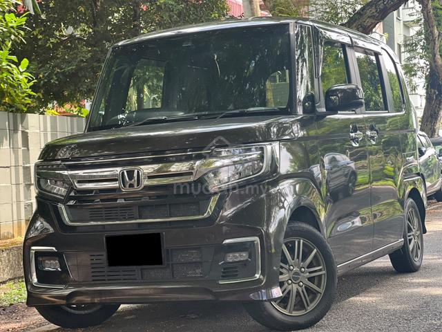 2021 Honda N BOX 660 CUSTOM L NBOX BLACK INTERIOR - 1