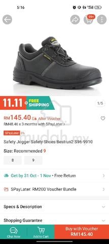 safety jogger's safety shoe size 44 - photo 4 of 4