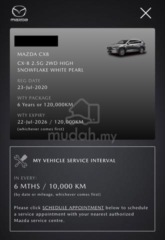 MAZDA CX-8 HIGH 2.5L (a) FSR MAZDA/FREE WARRANTY - 5