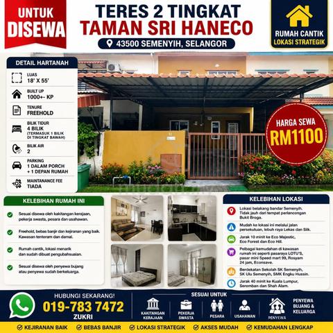 Rumah Teres 2 Tingkat 1