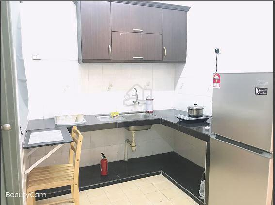 Bandar puchong jaya, sutramas apartment aircond room 1