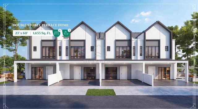 NEW 2-Storey Terrace near Pasir Gudang – Zero Deposit 1