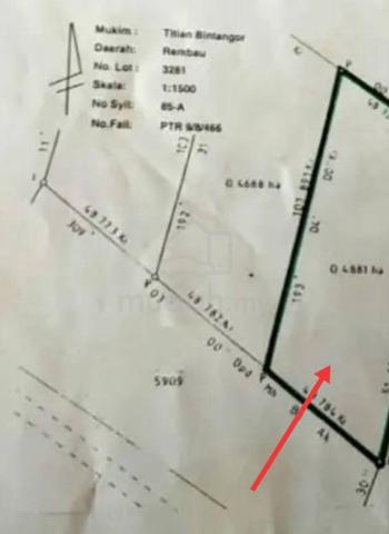Jualan Tanah Tunai Milik Kekal N9 1
