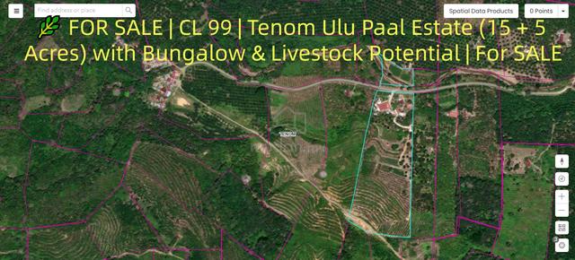 FOR SALE|CL 99|Tenom Ulu Paal Estate (15 + 5 Acres) with Bungalow 1