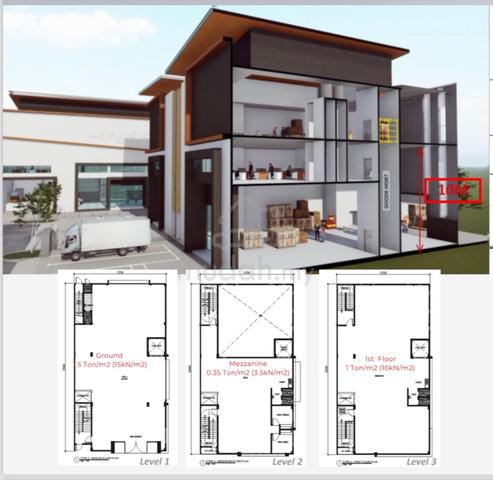 3 Storey Corner Bungalow Factory 3