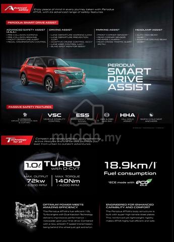 2026 Perodua ATIVA 1.0 AV Full Loan Free Booking - 2