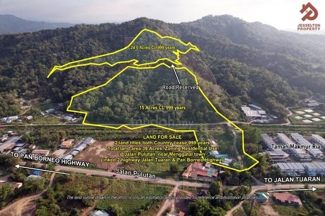 39.6 Acres Country Lease 999 Land Jalan Pulutan, Menggatal 1