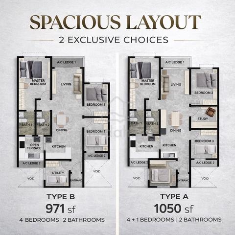 5 Mins to PAVILION 2 ! 1st Home Buy - Family layout @ 3R Residential 1
