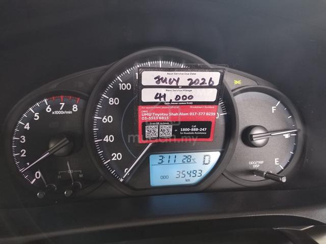 2019 Toyota Yaris 1.5 E , 35,000km Service Record  - 2