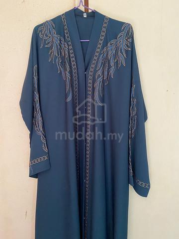 Baju Abaya size XXL Teal Blue - photo 2 of 4
