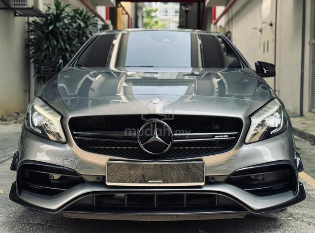 Mercedes Benz A180 A250 F/L A45/Convert CF/Spoiler - 1