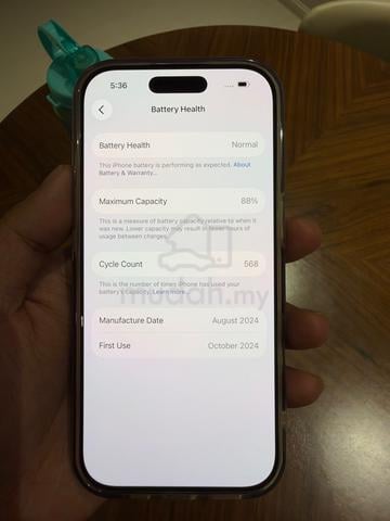 iPhone 16 Pro 512gb Black Colour - photo 4 of 6
