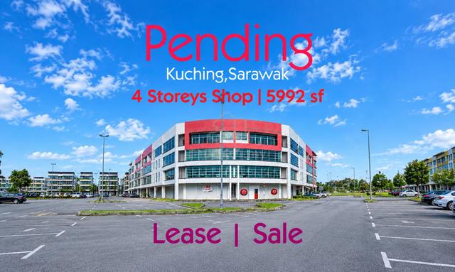 4 Storey Shop (5992 sqft) @ Pending, Kuching 1