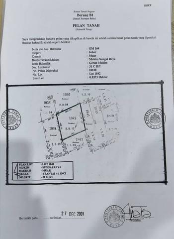  Tanah Pertanian Di Bukit Pasir Untuk Dijual 1
