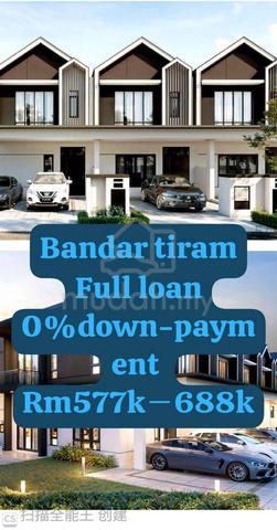 2-storey terraced bandar tiram  FREEHOLD FULL LOAN near to tebrau 1