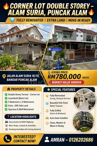 Nice renovated DSTH corner lot to own in gd neighborhood 1