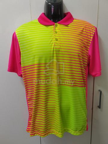 ITEM BARU_Baju T-Shirt ARORA size M Pink_Green - photo 2 of 4