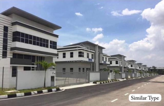 Desa cemerlang desa tropika 1.5 storey cluster factory 2 storey office 1