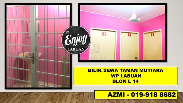Bilik Sewa Lelaki atau Wanita Bujang Taman Mutiara WP Labuan 1