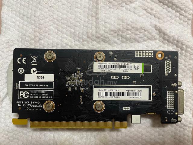 NVIDIA GeForce GT 710 2GB DDR3 GPU Graphics Card - photo 2 of 2