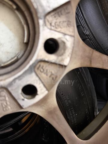 Rim ce28 bronze 15 inch tayar hankook 80% - photo 4 of 6