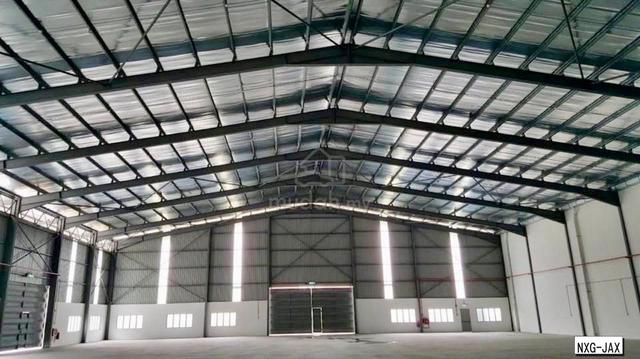 CF READY !! 400 AMP ! Meru Indah Double Sty Semi-D Factory Kapar Klang 1