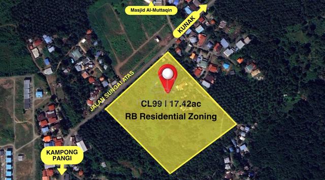 Limited! BMV Kunak Road Side Residential Land For Development 1