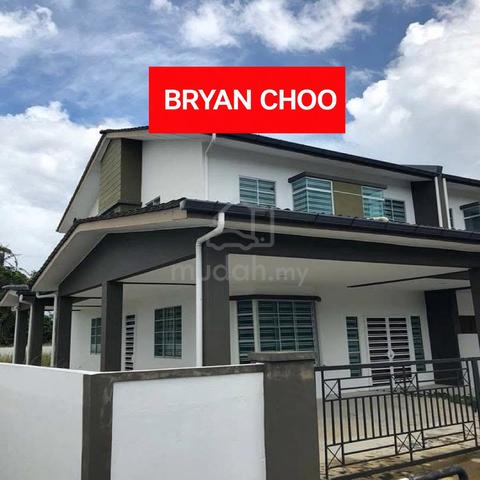 DOUBLE STOREY CORNER HOUSE FOR RENT At TAMAN SENTORIA KUCHING SARAWAK 1