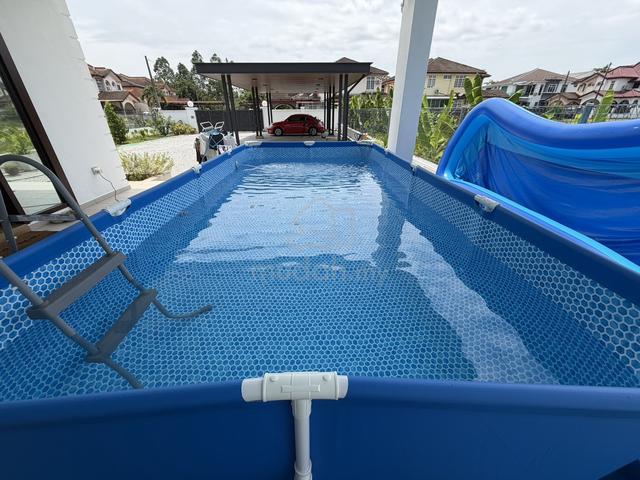 Fullsystem Intex pool 4.5m like new - photo 3 of 6