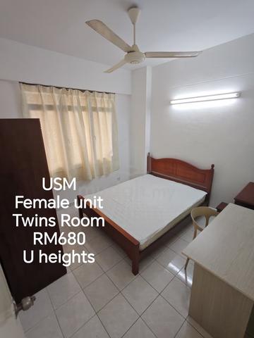 Nearest USM Room For Rent-U Heights 1