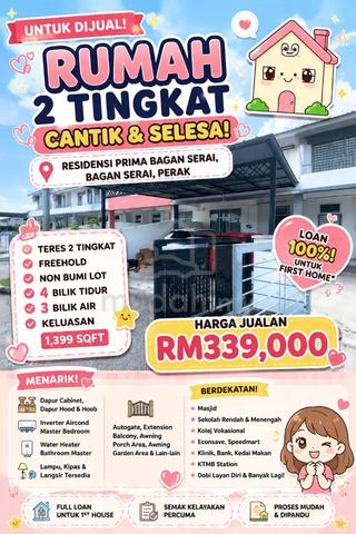 Prima Bagan Serai, Renovated and Below Market Price 1