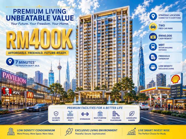 1st Home Near Bukit Jalil ! 5 R @ 430K |Full Residential @ Access MEX, Bandar Kinrara 1