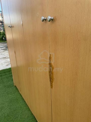YF16E  Almari Baju 160 x 198 cm 4 Doors Wardrobe - photo 3 of 6